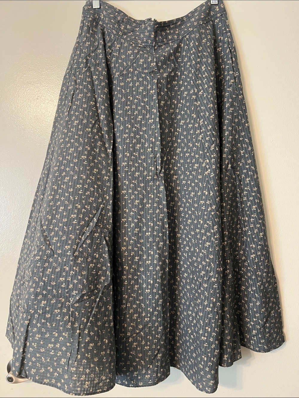 Madewell floral maxi skirt